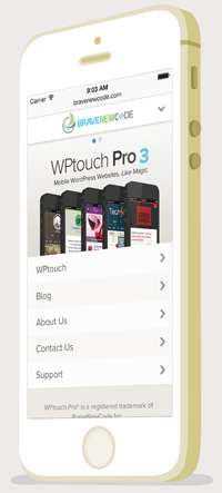 WPtouch 'Simple' Mobile WordPress Theme